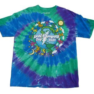 Dead & Company 2021 Tour Tie Dye T-Shirt, size XL